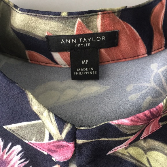 Ann Taylor Petite Morning Glory Blouse - Picture 4 of 6